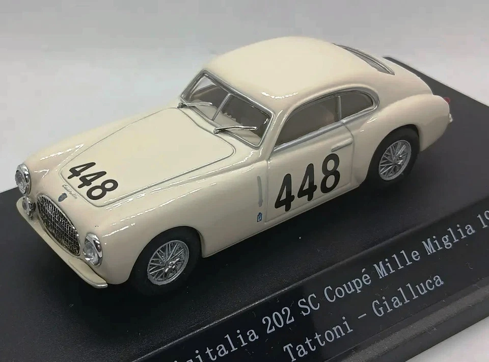 CISITALIA 202SC Coupè - Mille Miglia 1949  #448 Tattoni-Gialluca - Starline 1/43 - Immagine 1 di 1