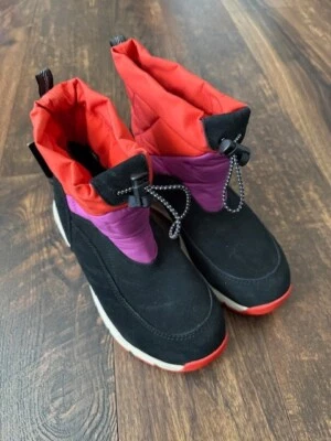 NUEVO Danner x Free People Movimiento Cloud Cap Botas Negro Jet/Caramelo Manzana Talla 7.5 Foto 1 de 4