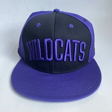 Adidas Flat Brim SnapBack Hat Cap Purple Black Weber State Wildcats OSFM