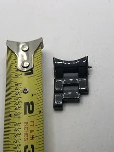 Michael Kors Watch Parts Black Ceramic Partial Band 22mm Links No Clasp PJ182 - Picture 1 of 9