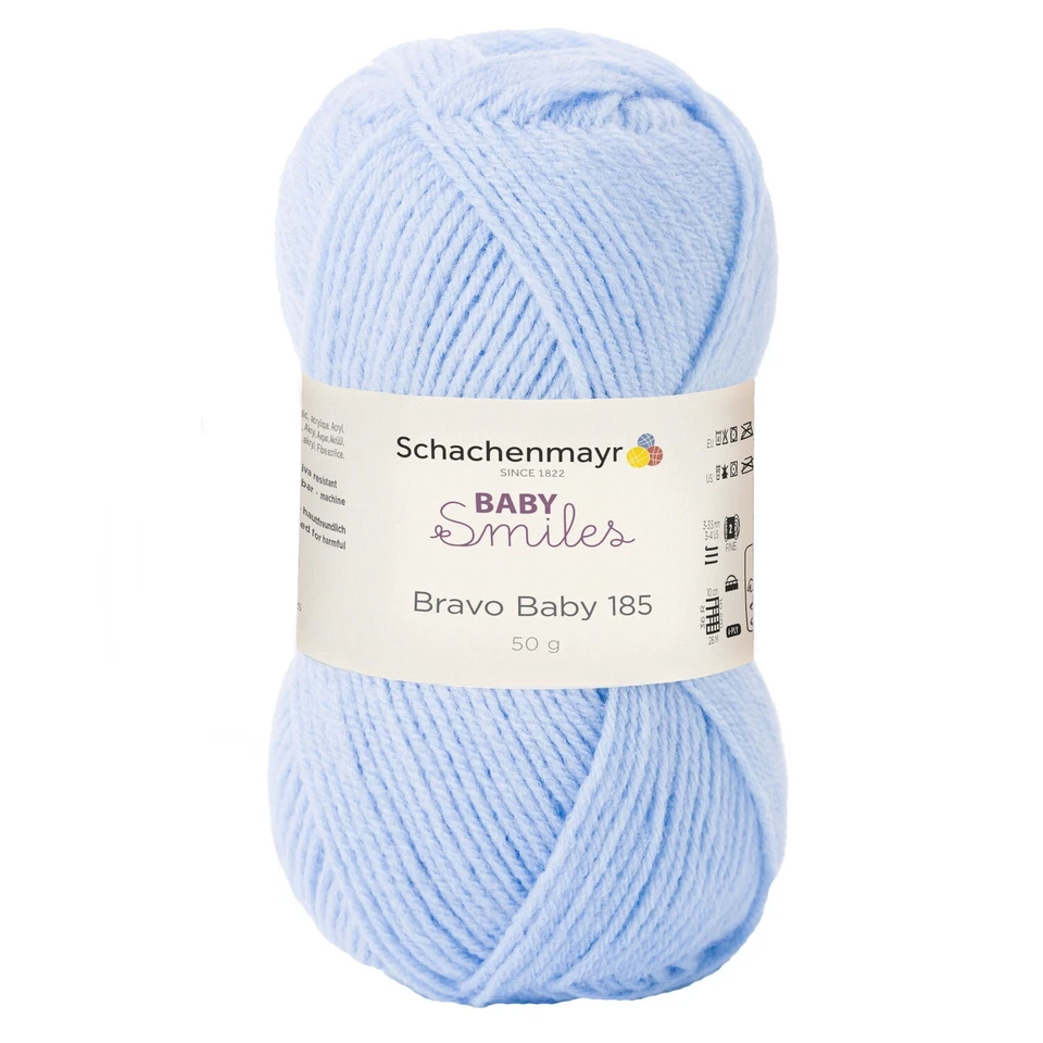 500g Wollpaket Schachenmayr wolle Bravo Baby Smiles 185 - Fb1055