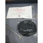 Twilight Edward Cullen Barbie Stand & Certificate of Authenticity COA NO DOLL
