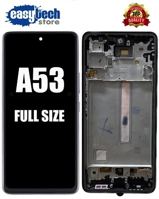 SAMSUNG Galaxy A53 SM-A536 B Display InCell FULL LCD Touch Schermo FRAME Nero