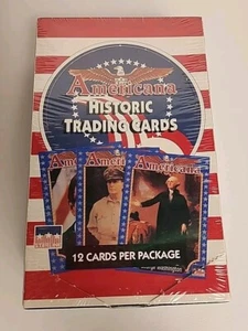 1991 Americana Historic Trading Card Box Starline Factory Sealed 36 Packs - Picture 1 of 3
