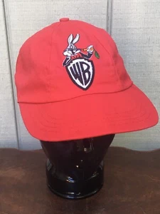 Vintage Acme Clothing Warner Bros Hat Embroidered 1991 One Size Bugs Bunny Red - Picture 1 of 14