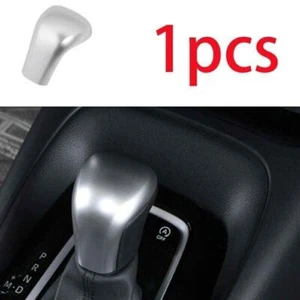 Cubierta de perilla de cambio de marchas para consola ABS plateada para Toyota Corolla Cross 2022-2025 - Imagen 1 de 6
