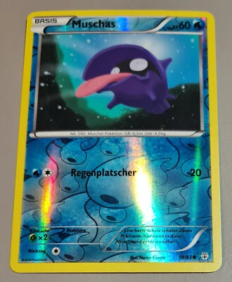 Muschas # 19/83 Common Reverse Holo Generationen 2016 Pokemon DE N.Mint to Mint - Bild 1 von 3