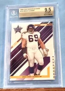 Leaf Rookies & Stars 2004 Brock Lesnar WWE RC #155 BGS 9,5 - Imagen 1 de 1