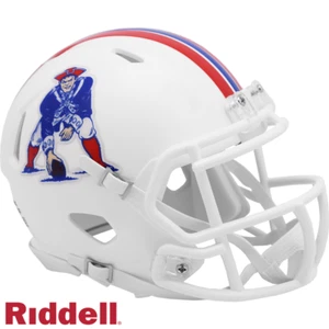 *SALE* NEW ENGLAND PATRIOTS 1982-1989 THROWBACK SPEED MINI NFL FOOTBALL HELMET! - Picture 1 of 1