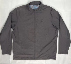 Travis Mathew Golf Jacket Mens XXL 2XL Black Full Zip Performance Windbreaker - Picture 1 of 13