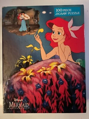 Rompecabezas de colección de Disney La Sirenita 100 piezas dorado 4605A-60 Foto 1 de 2