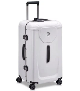 Delsey Peugeot 73 cm 4-Wheel Trunk Suitcase - White - Picture 1 of 5
