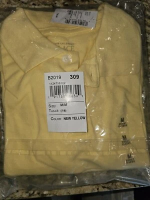 Childrens Place Boys Yellow Short Sleeve Golf Polo Collared Shirt Size M 7/8 - Image 1 of 3