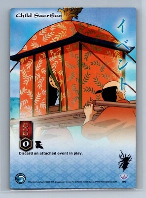 Inuyasha TCG - Child Sacrifice 100 - FOIL Rare - Score Kijin - Image 1 of 2