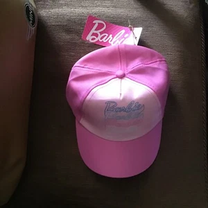 PINK BARBIE BASEBALL CAP GIRLS AGES 3-4 BIRTHDAY CHRISTMAS KIDS - Picture 1 of 1