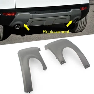 2x Rear Exhaust Pipe Towing Hook Cover Trim For Range Rover Evoque 2012-2018 13 - Picture 1 of 8