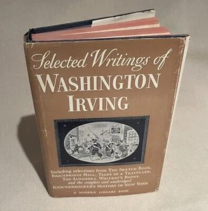 Selected Writings of Washington Irving~1945 Modern Library HC/DJ - Picture 1 of 5