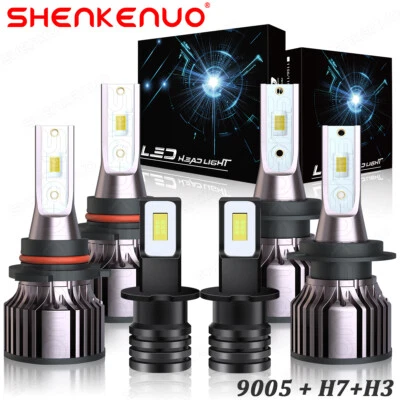 Faro LED haz alto/bajo + luces antiniebla 6000K blanco para Jaguar tipo S 2001-2005 Foto 1 de 4