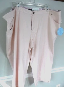 Westbound Damen Jeans rosa 100 % Baumwolle 5 Taschen Capri Größe 24 W neu mit Etikett - Bild 1 von 6