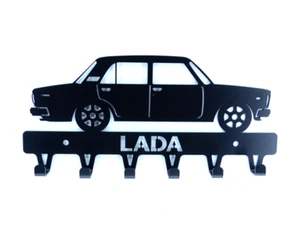 Colgador de acero coleccionable vintage VAZ 2107 Zhiguli LADA URSS para llavero Wal - Imagen 1 de 2
