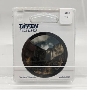 Tiffen Glimmerglass Filter (58mm, Grade 1/4) - New in Box - 58GG14 - Picture 1 of 8