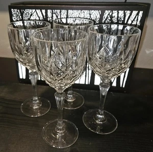 Marquis Markham By Waterford Wine Goblet Lot Of 4 - Picture 1 of 10