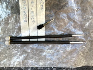 Vintage NOS Smiths Magnetic speedometer trip shafts X 2 long one used short one - Picture 1 of 5