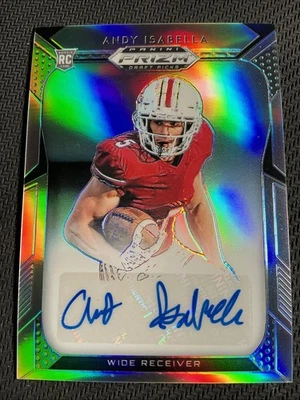 2019 Prizm Draft Picks ANDY ISABELLA Prizm SILVER Auto RC #280 Arizona Cardinals - Image 1 of 4