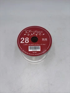 NUOVO #28 Nastro bordo cablato 2,5" x 30' oro metallizzato trasparente - Foto 1 di 4