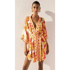 Rebecca Vallance Sorrento Kimono Dress Size Medium  - Bild 1 von 6