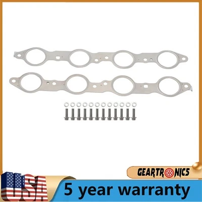 Junta de cabezal colector de escape LS MLS apta para LS1 4.8 5.3 5.7 6.0 6.2L nueva 2 piezas Foto 1 de 4