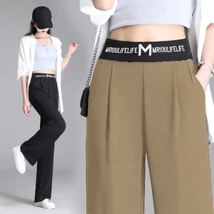 Fashionable Pants Straight Trousers Loose Simple Street Womens Fashion - Picture 1 of 29