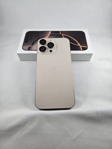 iPhone 16 Pro Max 256gb Desert Boost Mobile - Picture 1 of 11