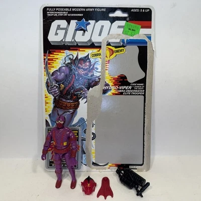 Hydro-Viper V1 Cobra G.I. Boneco de ação Joe 1988 Hasbro vintage original raro - Imagem 1 de 2