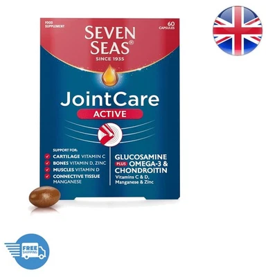 Jointcare Active with Glucosamine & Omega-3: 60 Capsules for Optimal Wellness - Image 1 of 4