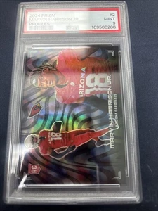2024  Prizm Marvin Harrison Jr Profiles SSP Case Hit Rookie PSA 9 Mint HG92 - Picture 1 of 2