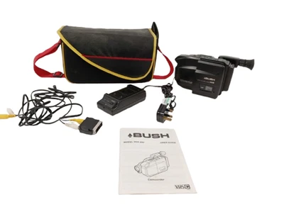 Bush VCC200/A VHS-C Camcorder with Accessories and Bag - Partially Tested Used - Image 1 of 4