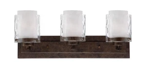 Jeremiah Lighting 35403-PR 3-Light Vanity Light in Peruvian Bronze - Picture 1 of 2