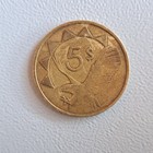 5 Dollar Münze aus Namibia von 1993 (schön)