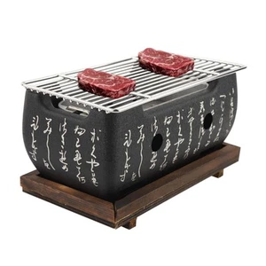Yakiniku Grill Japonais, Poêle à Barbecue Portable Résistant à la Chaleur Aliment Japonais... - Photo 1/9