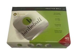 Birdieball Practice Golf Balls Full Swing Limited Flight 40 Yards 12 Pack Yellow - Picture 1 of 13