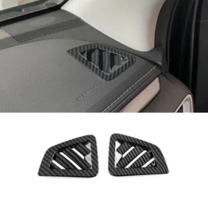 Carbon Fiber Dashboard Air Outlet Vent Cover Trim For Isuzu D-Max Dmax 2021 2022 - Picture 1 of 7