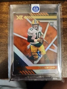 2020 Panini XR Jordan Love Card 104 1 Of 7 AUTO! Rookie Card Green Bay Packers - Picture 1 of 5