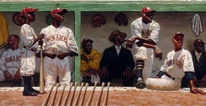 Kadir Nelson - Kansas City Dugout papel nota bellas artes - Imagen 1 de 1