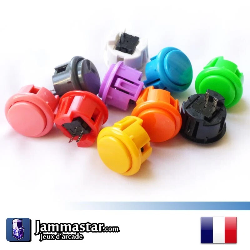 Boutons arcade Compatibles / copies SANWA OBSF-30 - push buttons