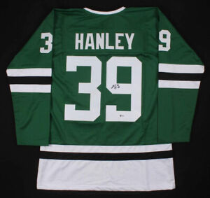 Joel Hanley #39 Signed Dallas Stars Hockey Jersey (Beckett COA) NHL TX Shipper