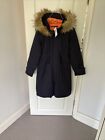 French Connection- Ladies Uk 8 Hooded Parka Coat - Navy- Bnwt- £100.00 Off!