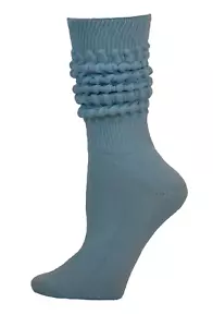 Credos Women's Extra Heavy Slouch Socks - 1 Pair - Sky Blue - Picture 1 of 1