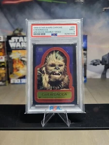 1999 Topps Star Wars Chewbacca Chrome Archives Double Sided D5 PSA 9 - Picture 1 of 2