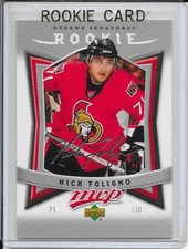 2007-08 Upper Deck MVP Nick Foligno Rookie # 365